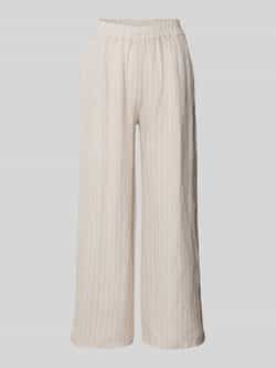 ZABAIONE Linnen broek met elastische band