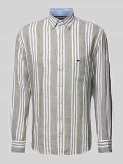 FYNCH-HATTON Overhemd met lange mouwen in casual streep-look