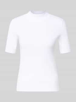 Scotch & Soda T-shirt met geribde opstaande kraag