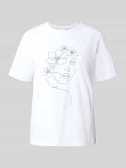 Vila T-shirt met motiefprint model 'NORA'
