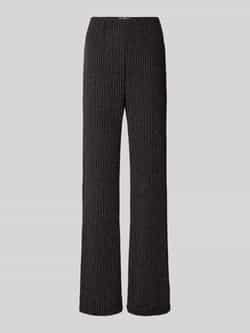 Ichi Flared stoffen broek met effectgaren model 'MAJANA'