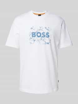 Boss Orange T-shirt met labelprint