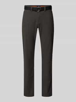 MCNEAL Slim fit broek met riem