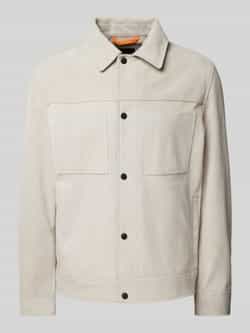 Boss Orange Jack in leerlook model 'Jomare'