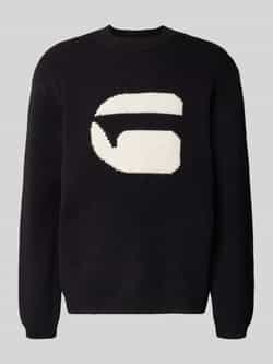 G-Star Raw Relaxed fit gebreide pullover met logo