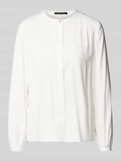 Comma Blouse met lange mouwen met verborgen knoopsluiting