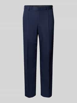 Forét Regular fit stoffen broek met bandplooien model 'Writer'