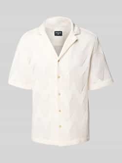 Strellson Regular fit vrijetijdsoverhemd met ajourpatroon model 'CLIRO2'