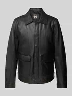 Gipsy Leren jack met klepzakken model 'Parvis'