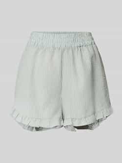 A-view Relaxed fit korte broek met structuurmotief model 'Sonja'