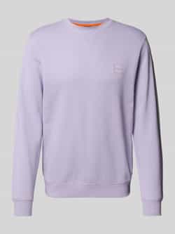 Boss Orange Sweatshirt met logodetail model 'Westart'