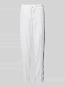 S.Oliver RED LABEL Tapered fit stoffen broek met tunnelkoord