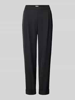 Jake*s Collection Slim fit pantalon met bandplooien