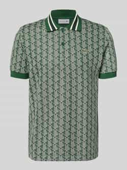 Lacoste Regular fit poloshirt met all-over motief