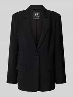 Armani Exchange Regular fit blazer met klepzakken