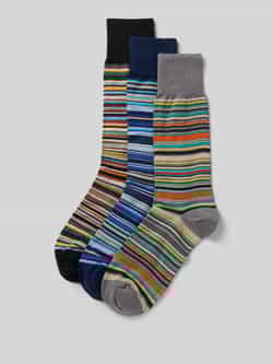 Paul Smith Sokken met ribboordjes in een set van 3 paar