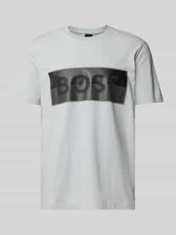 BOSS Green T-shirt met labelprint