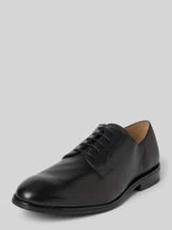 Leren derbyschoenen met vetersluiting, model 'pero kleitos'
