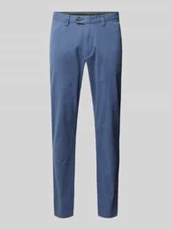 Christian Berg Men Regular fit chino met ceintuurlussen