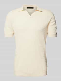 Drykorn Regular fit poloshirt met V-hals model 'Braian'