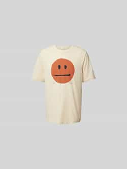 Wood T-shirt met motiefprint