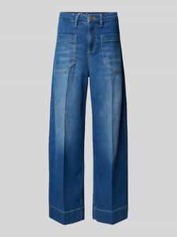 RAFFAELLO ROSSI Wide leg jeans in verkorte pasvorm model 'MIRU'