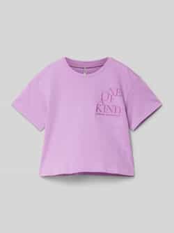Only Regular fit korte top van puur katoen model 'LEONA'