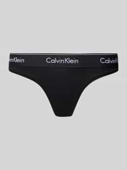 Calvin Klein Underwear String met elastische band met label