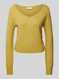 Calvin Klein Jeans Gebreide pullover met V-hals