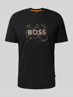 Boss Orange T-shirt met labelprint