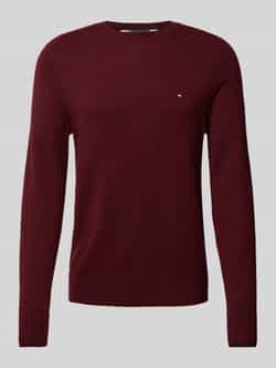 Tommy Hilfiger Trui MW0MW36535 LAMBSWOOL-TVY DEEP ROUGE HTR