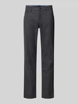 Christian Berg Men straight fit broek met steekzakken