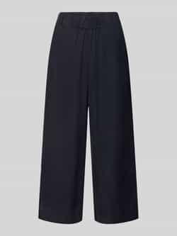 Marc O'Polo DENIM Wide leg stoffen broek met verkort model