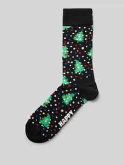 Happy Socks Sokken met motiefprint model 'Christmas Night'
