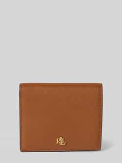 Lauren Ralph Lauren Leren portemonnee met labelapplicatie