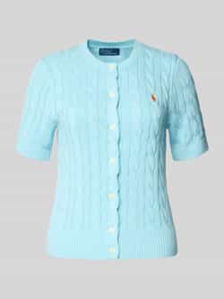 Polo Ralph Lauren Cardigan met kabelpatroon en 1 2-mouwen