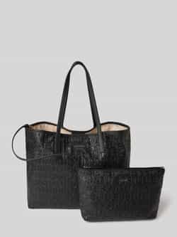 Guess Handtas met labelapplicatie model 'VIKKY II'