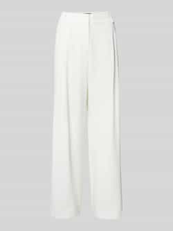 S.Oliver BLACK LABEL wide leg regular waist pantalon wit