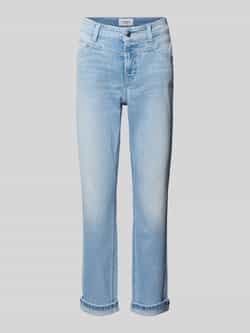 CAMBIO Slim fit jeans in verkorte pasvorm model 'PARLA SEAM'