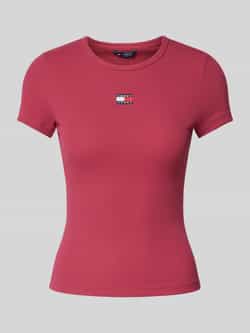 TOMMY JEANS T-shirt TJW SLIM BADGE RIB TEE