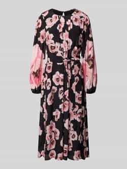 Marc Cain Midi-jurk met strikceintuur