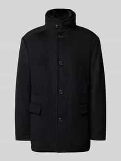 JOOP! Collection Wollen jack met opstaande kraag en klepzakken model 'Gary'