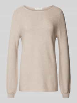 Christian Berg Woman Gebreide pullover met ballonmouwen