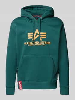 Alpha industries Klassieke Heren Hoodie met Verstelbare Capuchon Green Heren