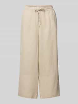 Christian Berg Woman Wide leg stoffen broek met tunnelkoord