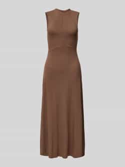 EDITED Midi-jurk met opstaande kraag model 'Talia'