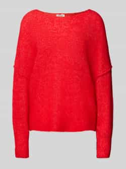 American vintage Gebreide pullover met boothals model 'YANBAY'