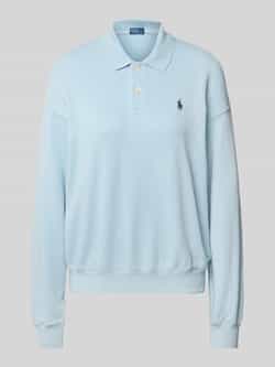 Polo Ralph Lauren Sweatshirt met polokraag en labelstitching