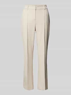 OPUS PANTS Regular fit stoffen broek met vaste persplooien model 'Luane'