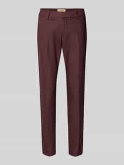 MOS MOSH Skinny fit pantalon met paspelzakken aan de achterkant model 'Abbey'